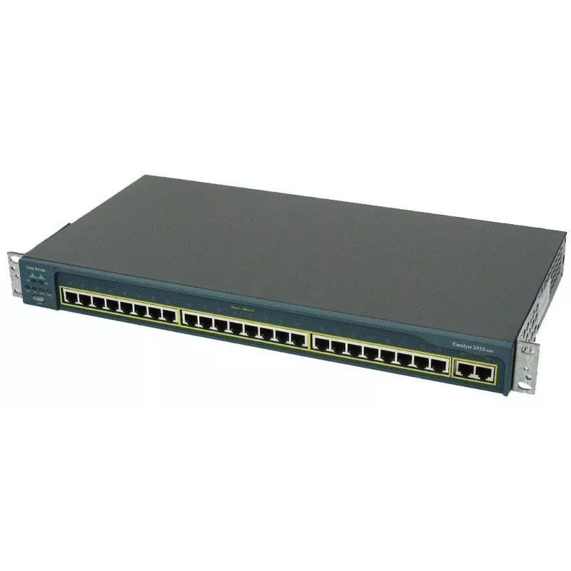 Коммутатор Cisco Catalyst WS-C2950T-24 (некондиция, 1 неисправный порт RJ-45)